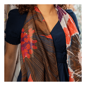 Peace of Mind Recycled Repreve Printed Scarf